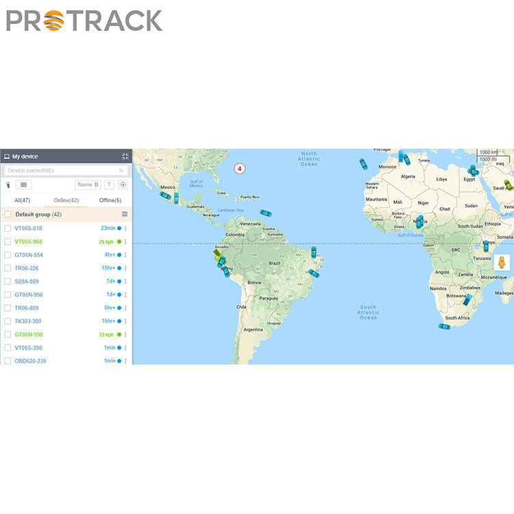 Système de suivi GPS en ligne IOS et Android